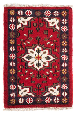 Alfombra oriental - 90 x 60 cm - rojo
