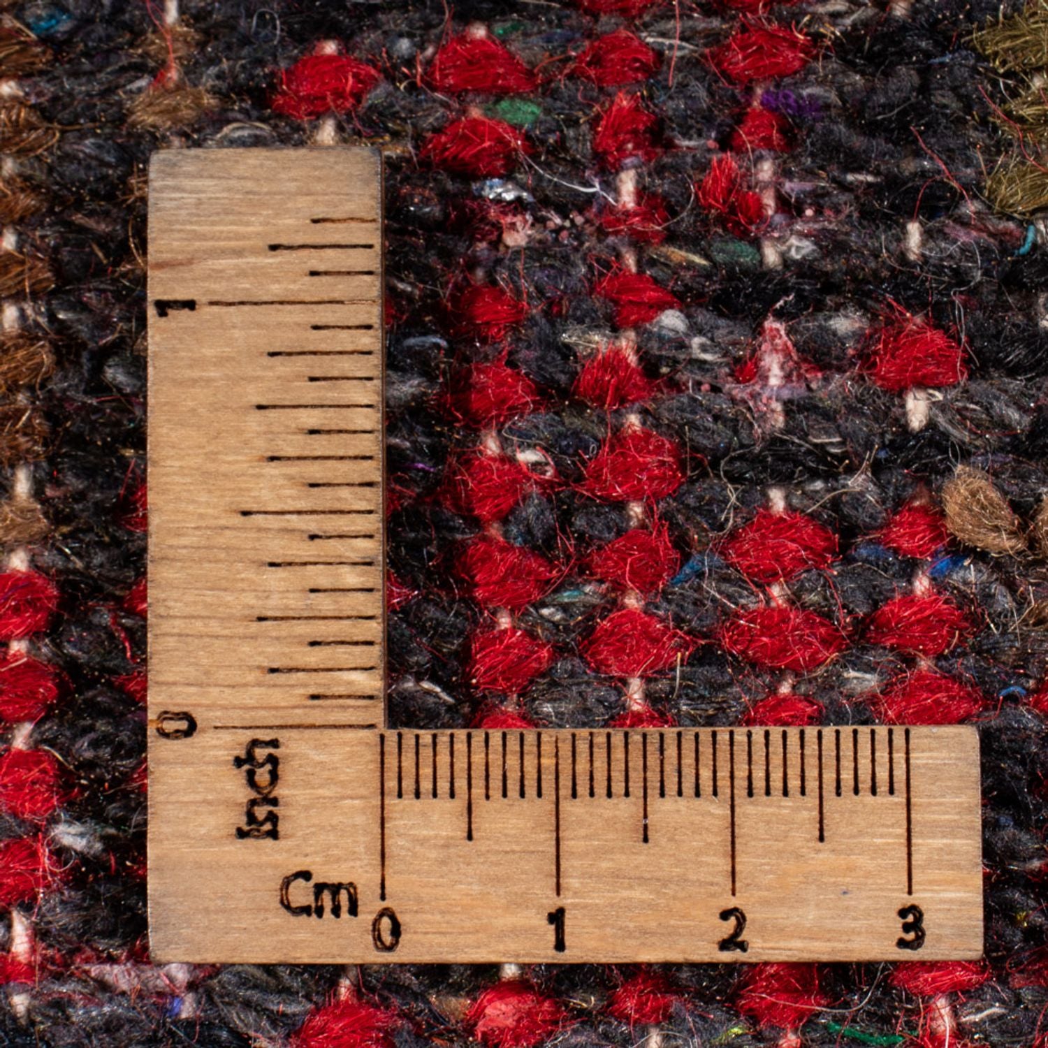 Alfombra oriental - 90 x 60 cm - rojo
