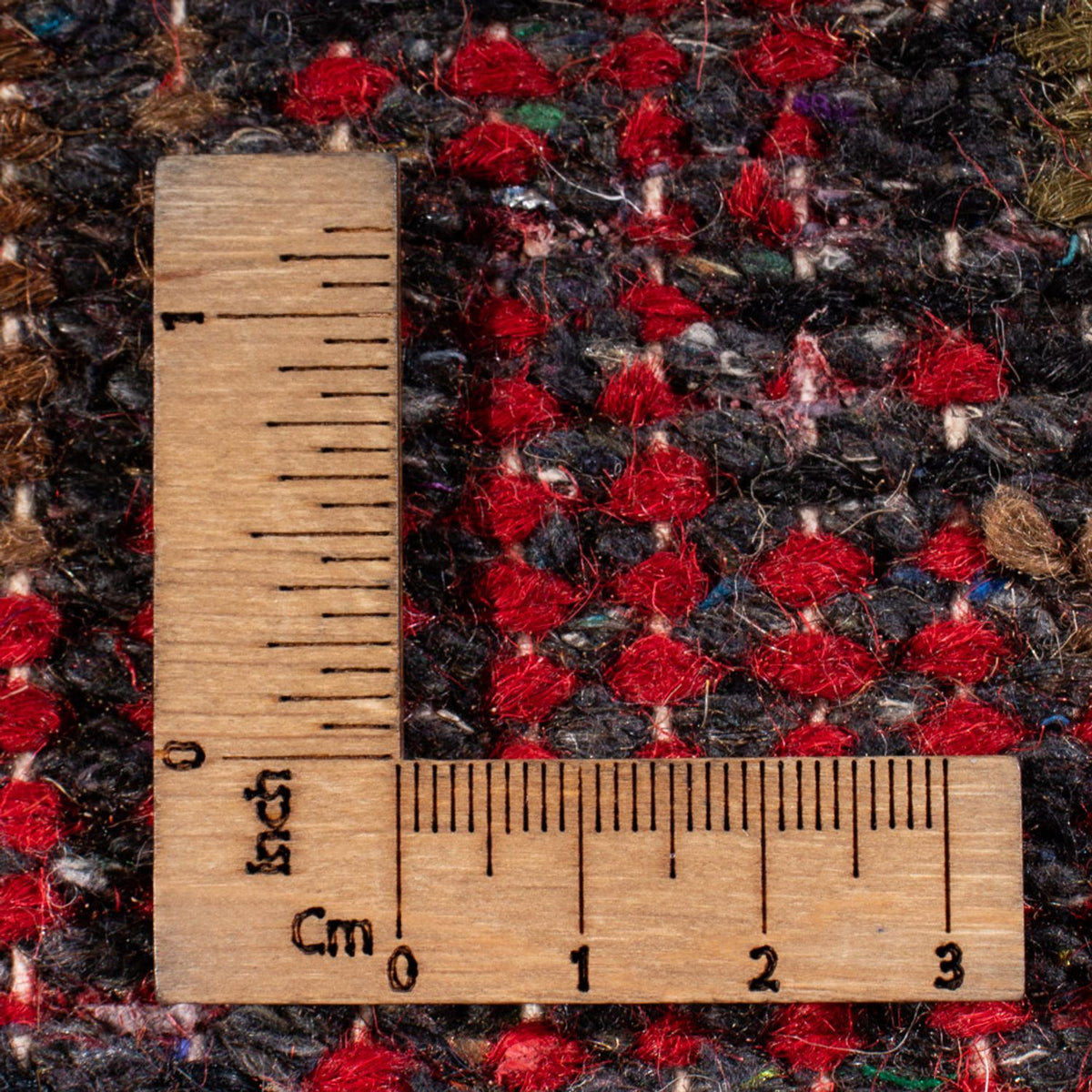 Alfombra oriental - 90 x 60 cm - rojo