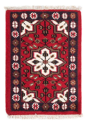 Alfombra oriental - 90 x 60 cm - rojo