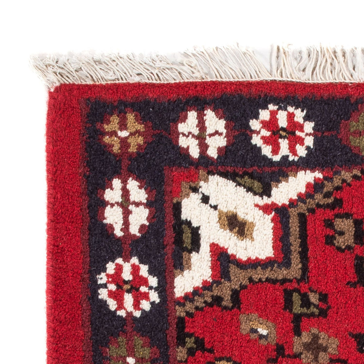 Alfombra oriental - 90 x 60 cm - rojo