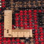 Alfombra oriental - 90 x 60 cm - rojo