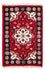 Alfombra oriental - 90 x 60 cm - rojo