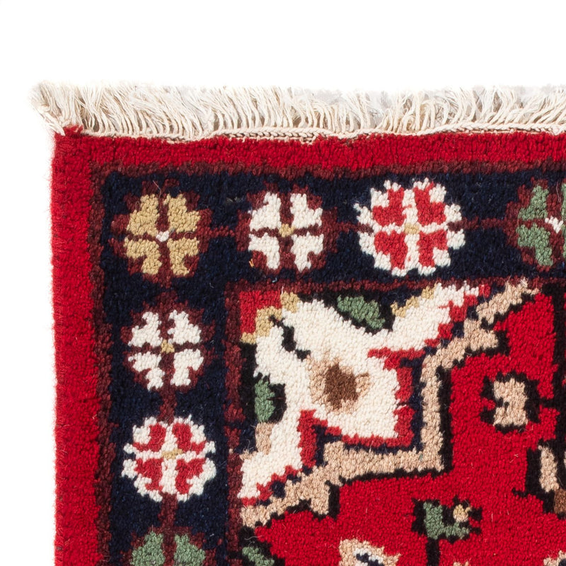 Alfombra oriental - 90 x 60 cm - rojo