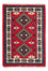 Alfombra oriental - 90 x 60 cm - rojo
