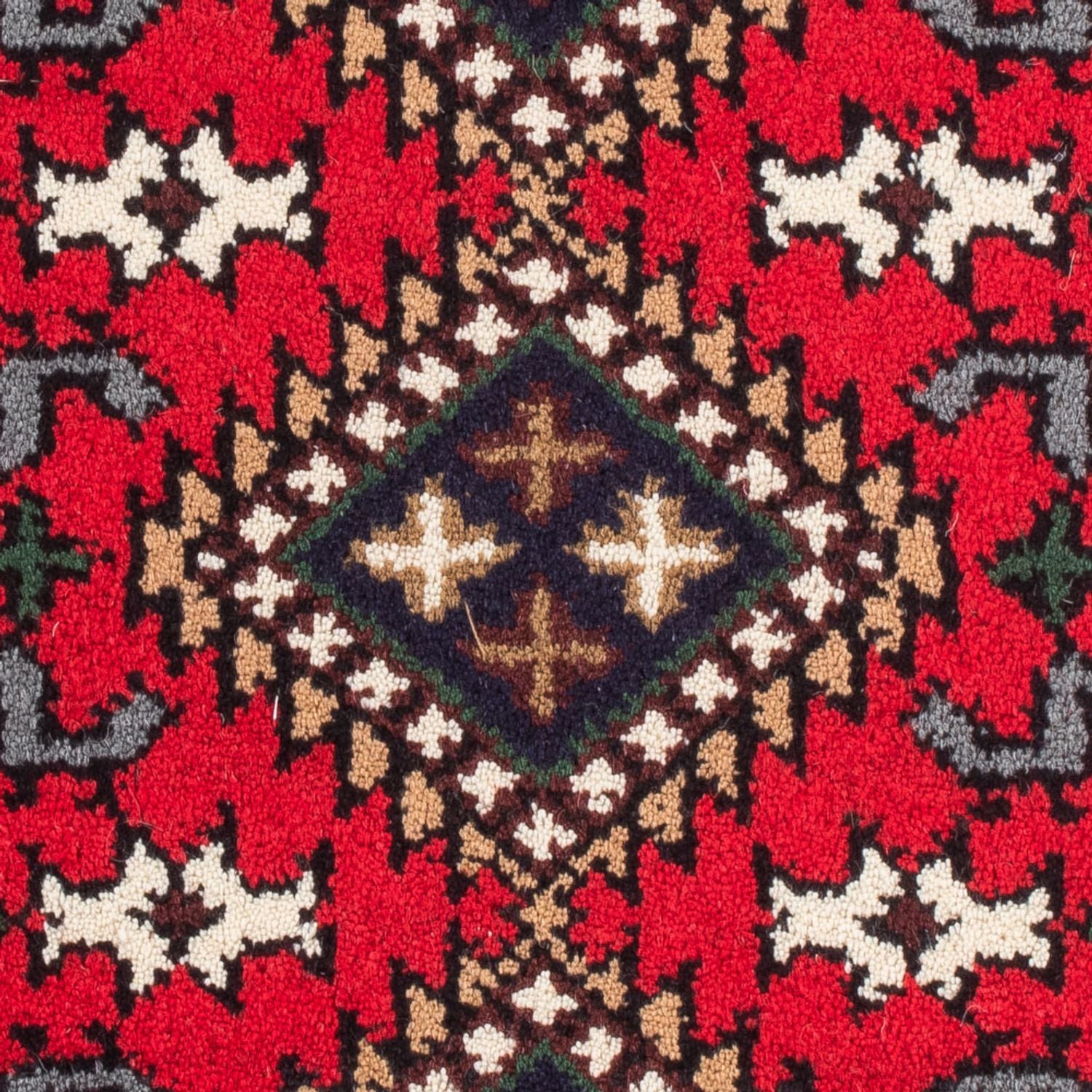 Alfombra oriental - 90 x 60 cm - rojo