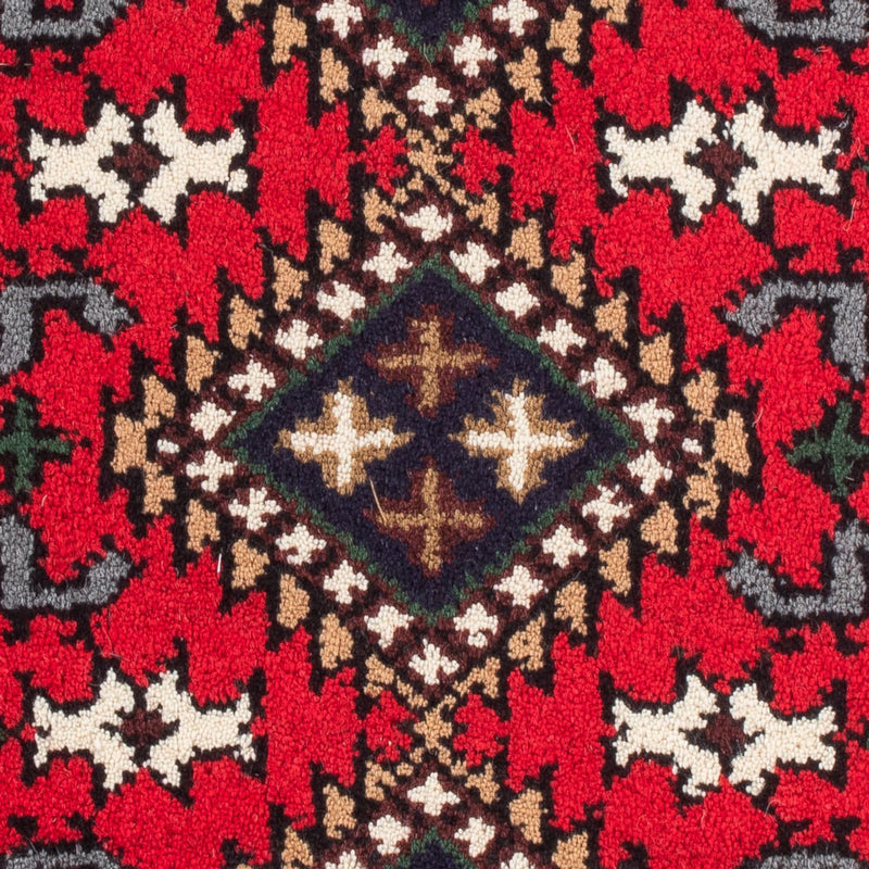 Alfombra oriental - 90 x 60 cm - rojo