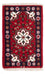 Alfombra oriental - 90 x 60 cm - rojo