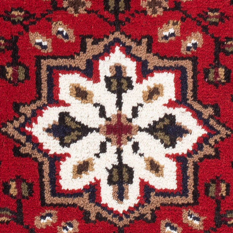 Alfombra oriental - 90 x 60 cm - rojo