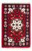 Alfombra oriental - 90 x 60 cm - rojo