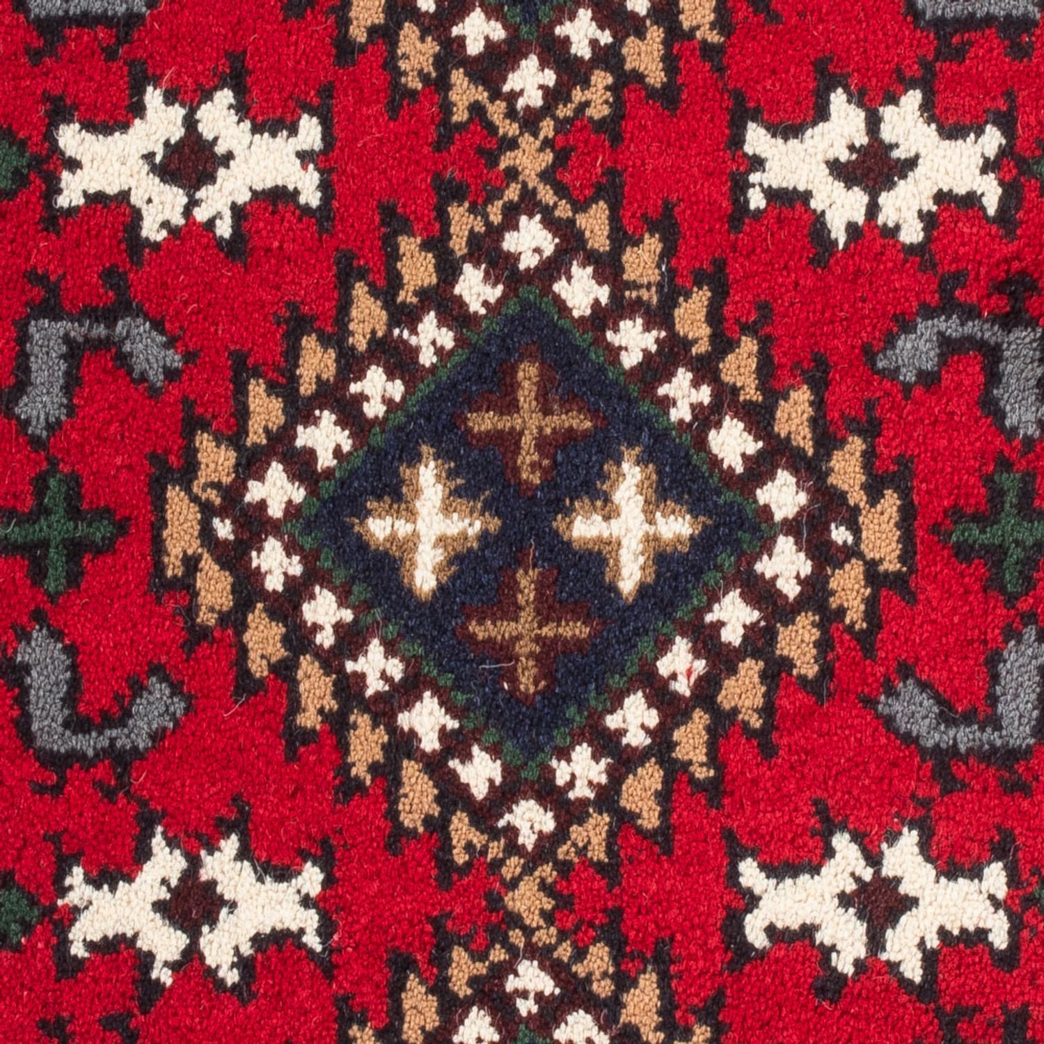 Alfombra oriental - 90 x 60 cm - rojo