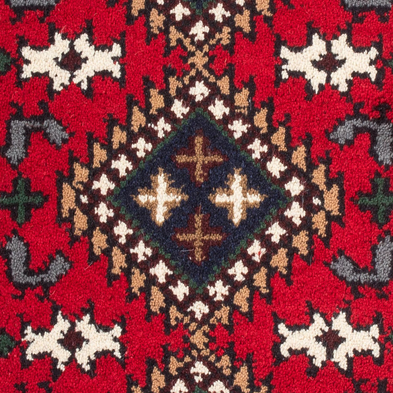 Alfombra oriental - 90 x 60 cm - rojo