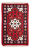 Alfombra oriental - 90 x 60 cm - rojo