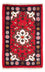 Alfombra oriental - 90 x 60 cm - rojo