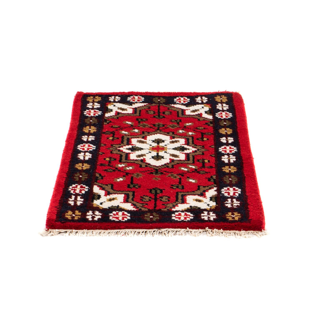 Alfombra oriental - 90 x 60 cm - rojo