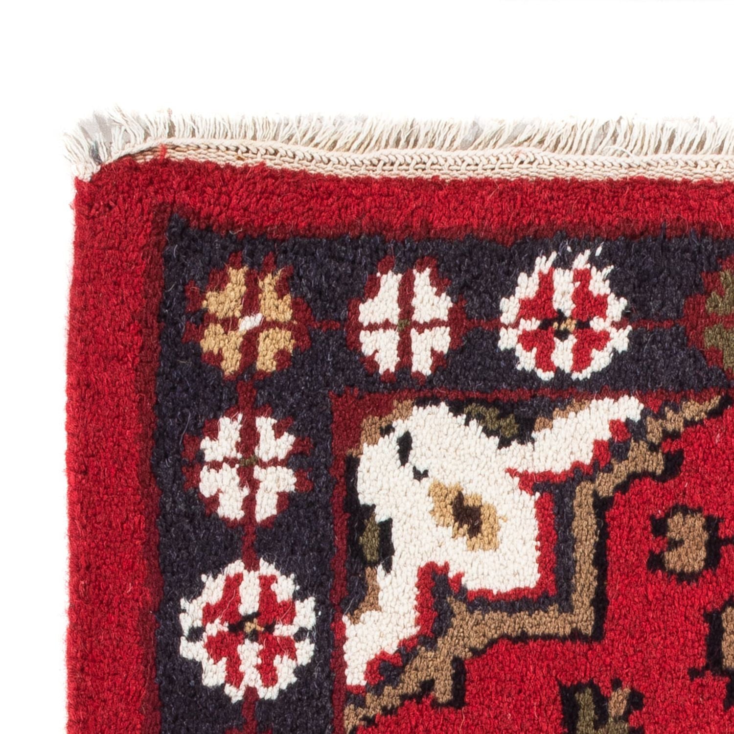 Alfombra oriental - 90 x 60 cm - rojo