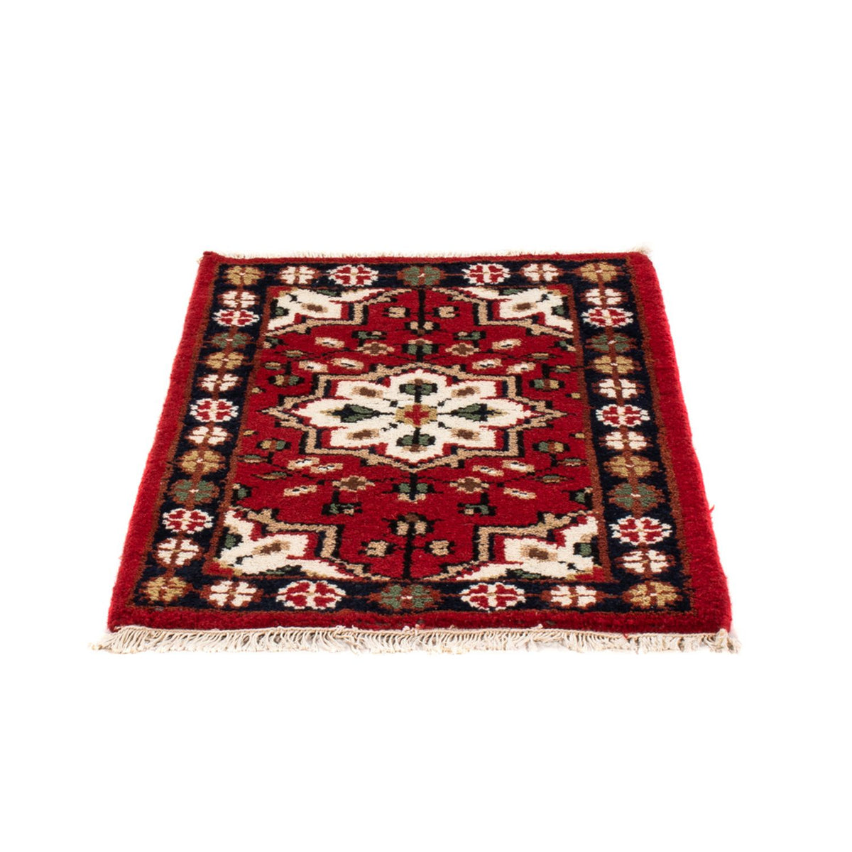 Alfombra oriental - 90 x 60 cm - rojo
