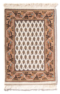 Alfombra oriental - Mir - Indus - 60 x 40 cm - crema