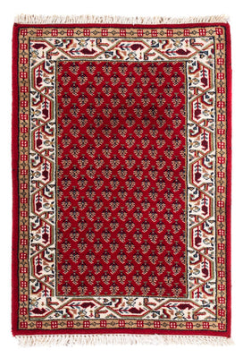 Alfombra oriental - Mir - Indus - 90 x 60 cm - rojo