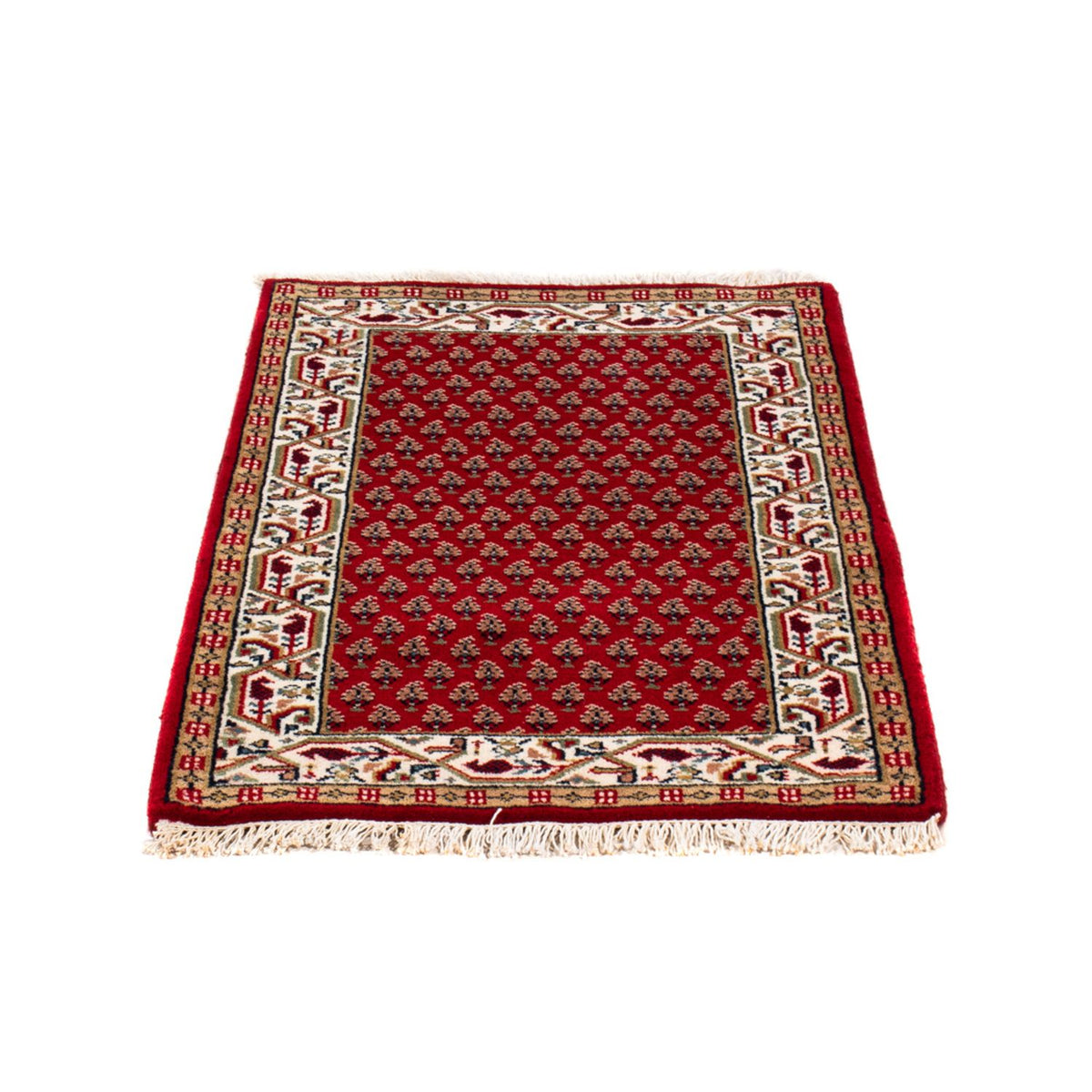 Alfombra oriental - Mir - Indus - 90 x 60 cm - rojo