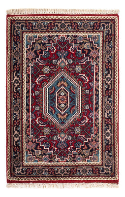 Alfombra oriental - Bidjar - Indus - 90 x 60 cm - rojo