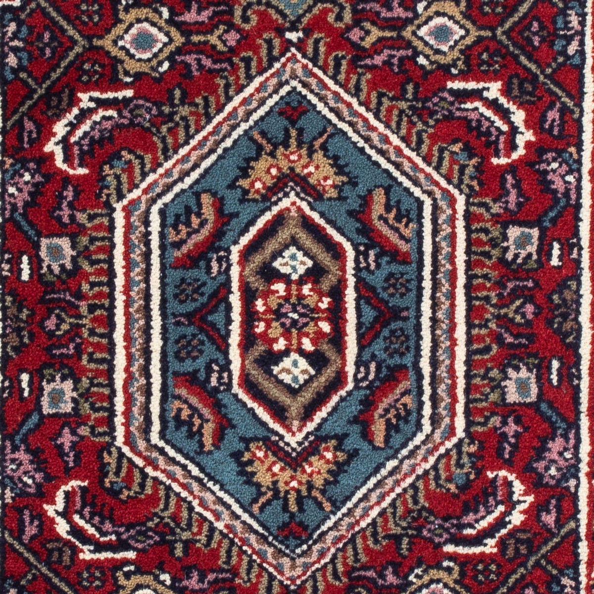 Alfombra oriental - Bidjar - Indus - 90 x 60 cm - rojo
