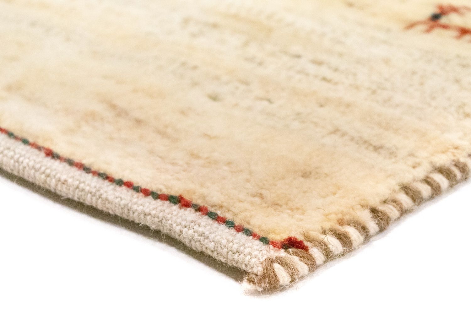 Alfombra de pasillo Alfombra Gabbeh - Persa - 215 x 75 cm - beige