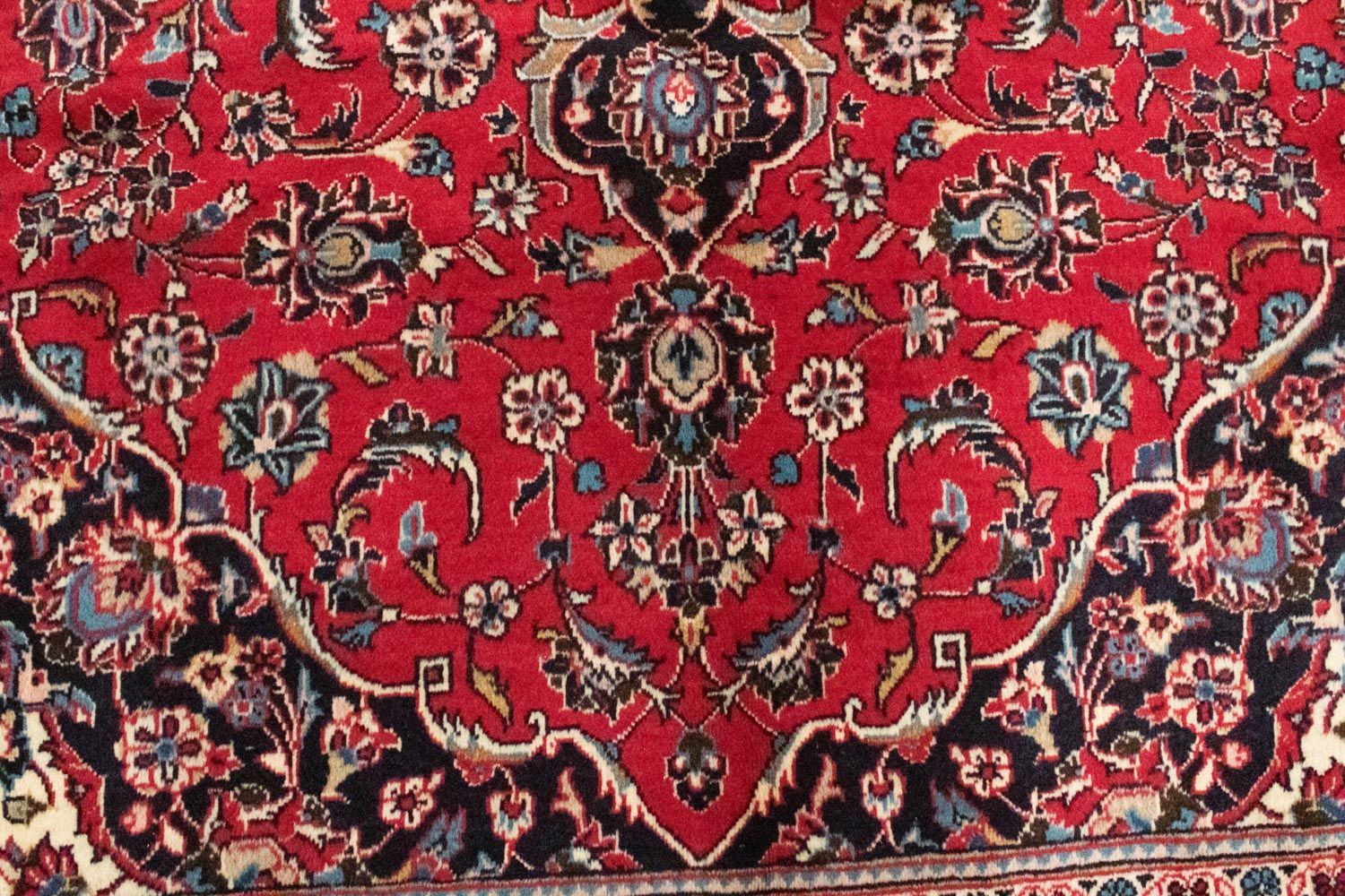 Alfombra persa - Keshan - 310 x 190 cm - rojo