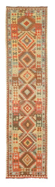 Kilim afgano Alfombra 395x84cm