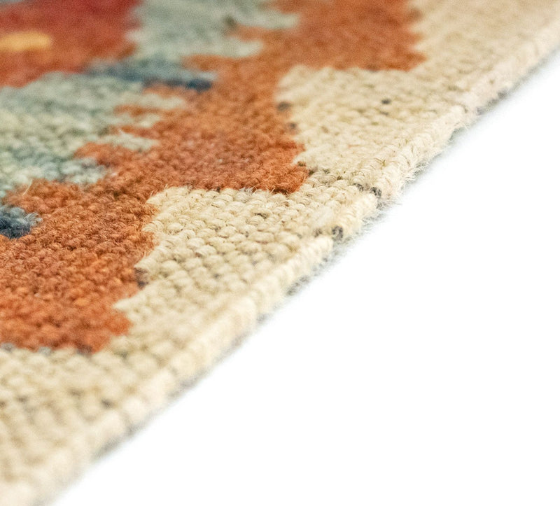 Alfombra de pasillo Alfombra Kelim - Oriental - 395 x 84 cm - marrón