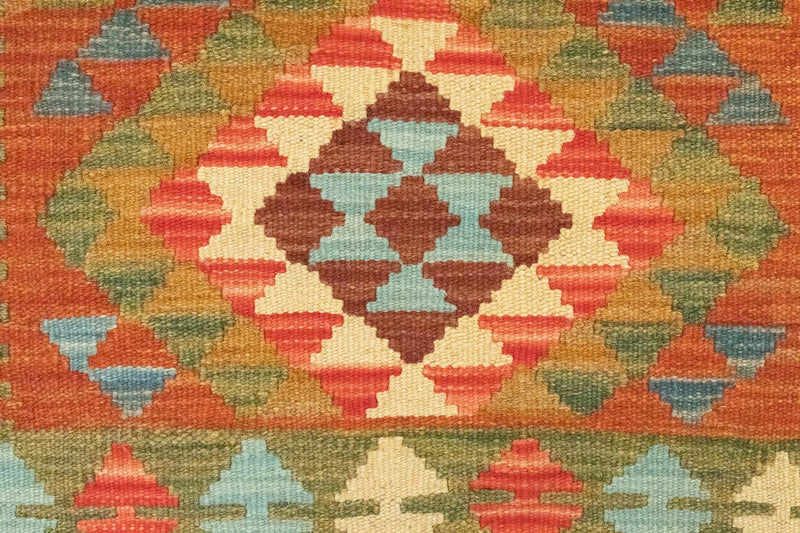 Alfombra de pasillo Alfombra Kelim - Oriental - 300 x 80 cm - marrón