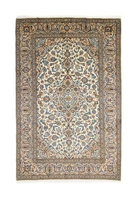 Alfombra persa - Keshan - 306 x 195 cm - beige