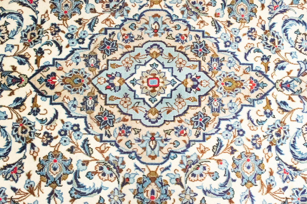 Alfombra persa - Keshan - 306 x 195 cm - beige