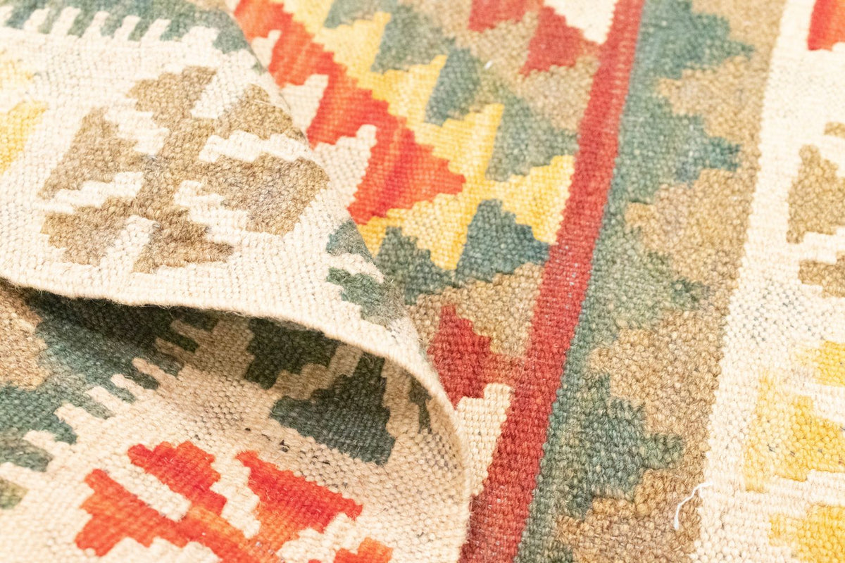 Alfombra Kelim - Oriental - 90 x 60 cm - verde