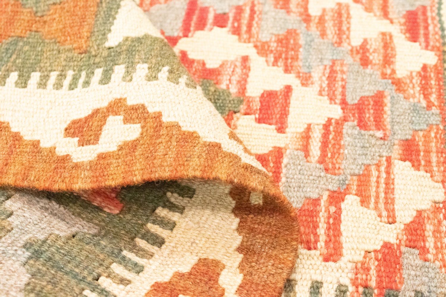 Alfombra Kelim - Oriental - 90 x 60 cm - marrón