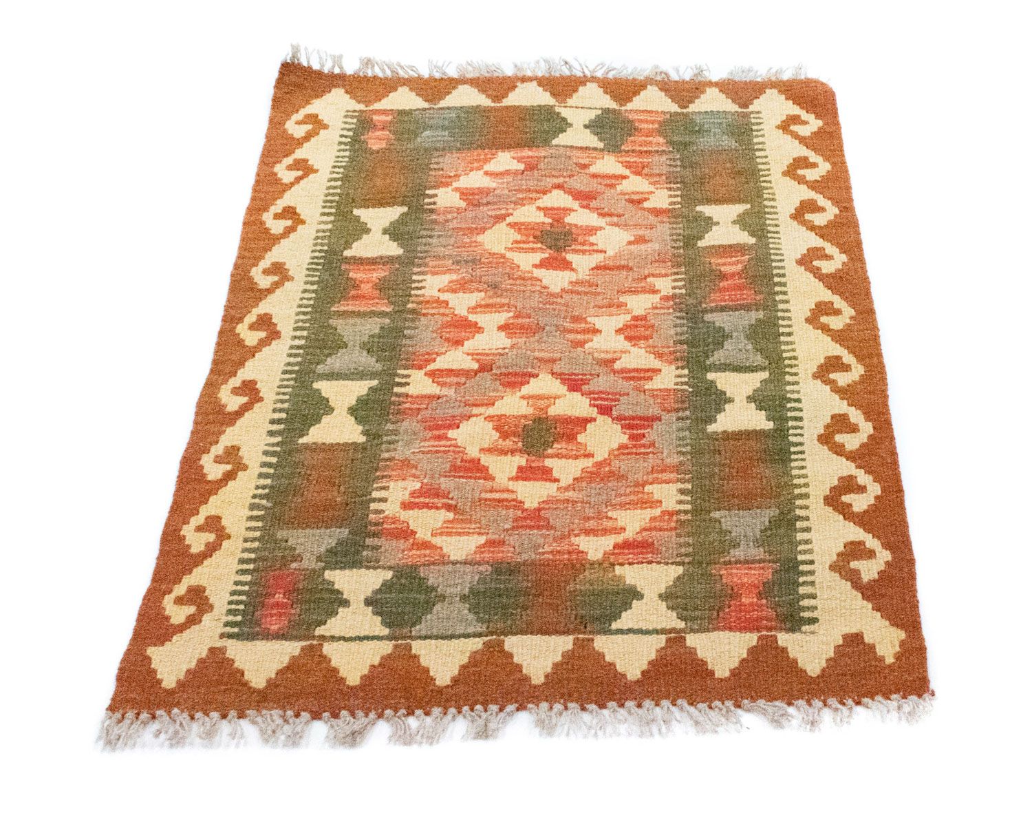 Alfombra Kelim - Oriental - 90 x 60 cm - marrón