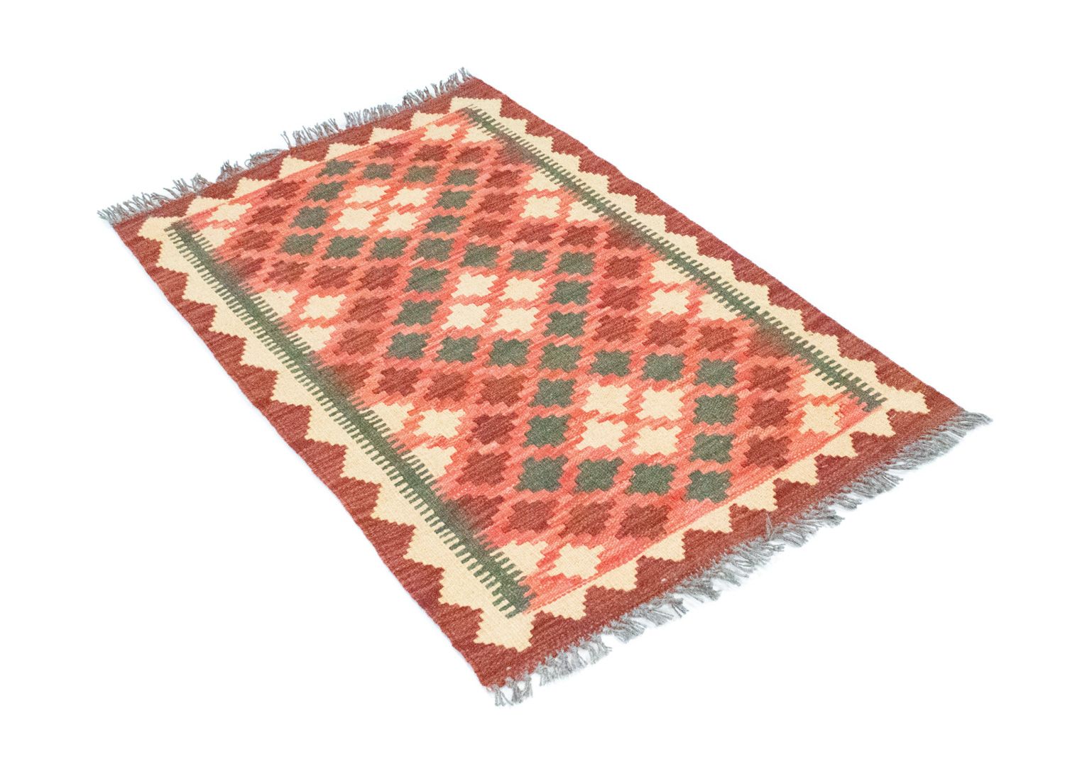 Alfombra Kelim - Oriental - 90 x 60 cm - marrón