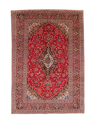Alfombra persa - Keshan - 358 x 239 cm - rojo