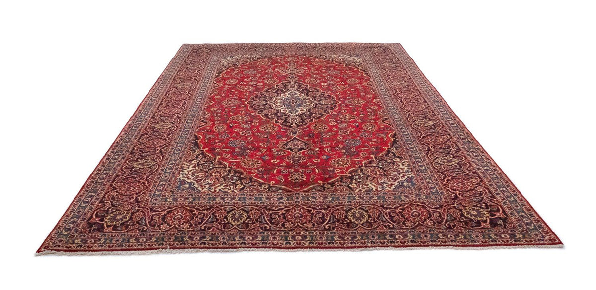 Alfombra persa - Keshan - 358 x 239 cm - rojo