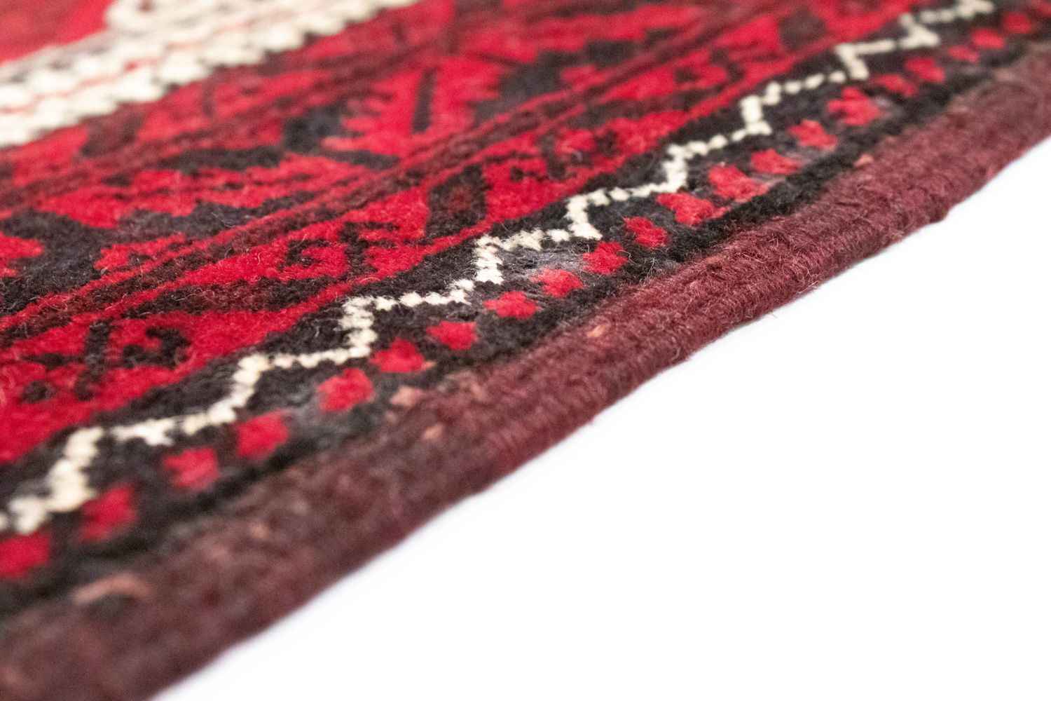 Alfombra Belutsch - 95 x 70 cm - rojo