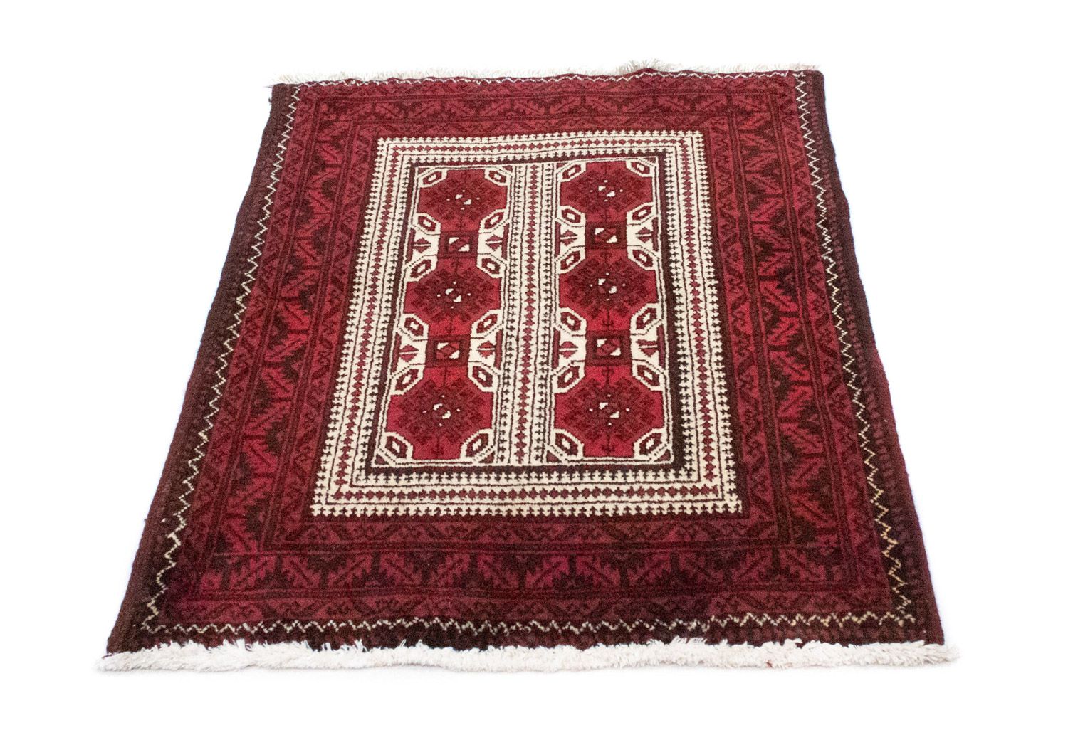 Alfombra Belutsch - 95 x 70 cm - rojo