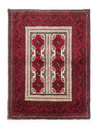Alfombra Belutsch - 95 x 74 cm - rojo