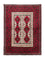 Alfombra Belutsch - 95 x 74 cm - rojo