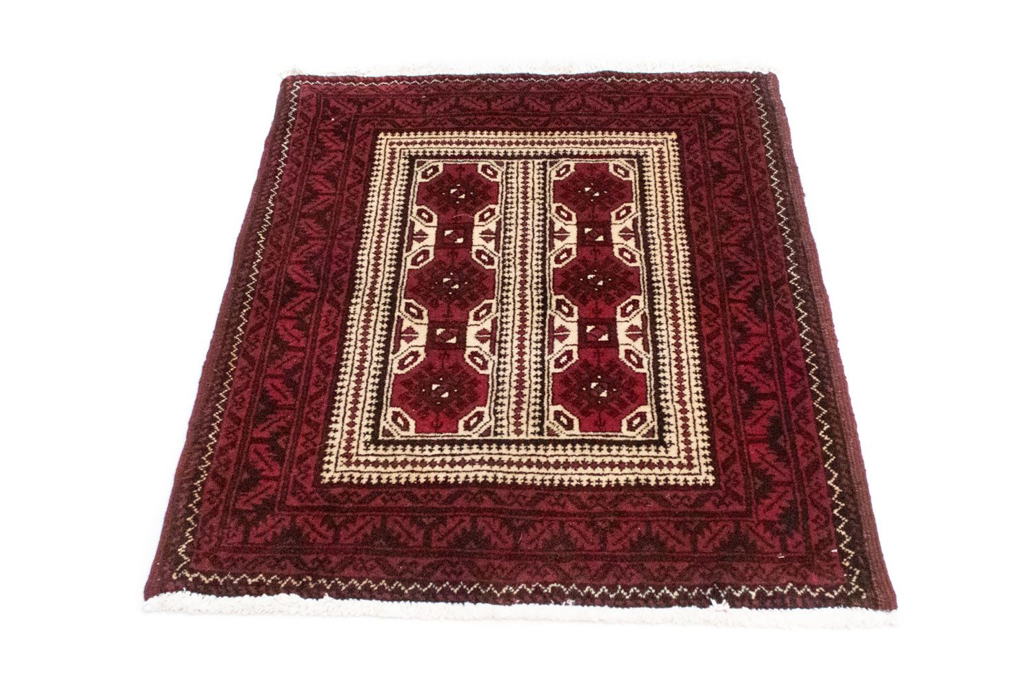Alfombra Belutsch - 95 x 74 cm - rojo