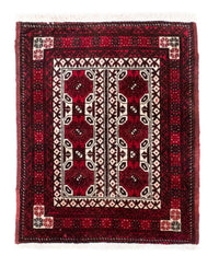 Alfombra Belutsch - 78 x 63 cm - rojo