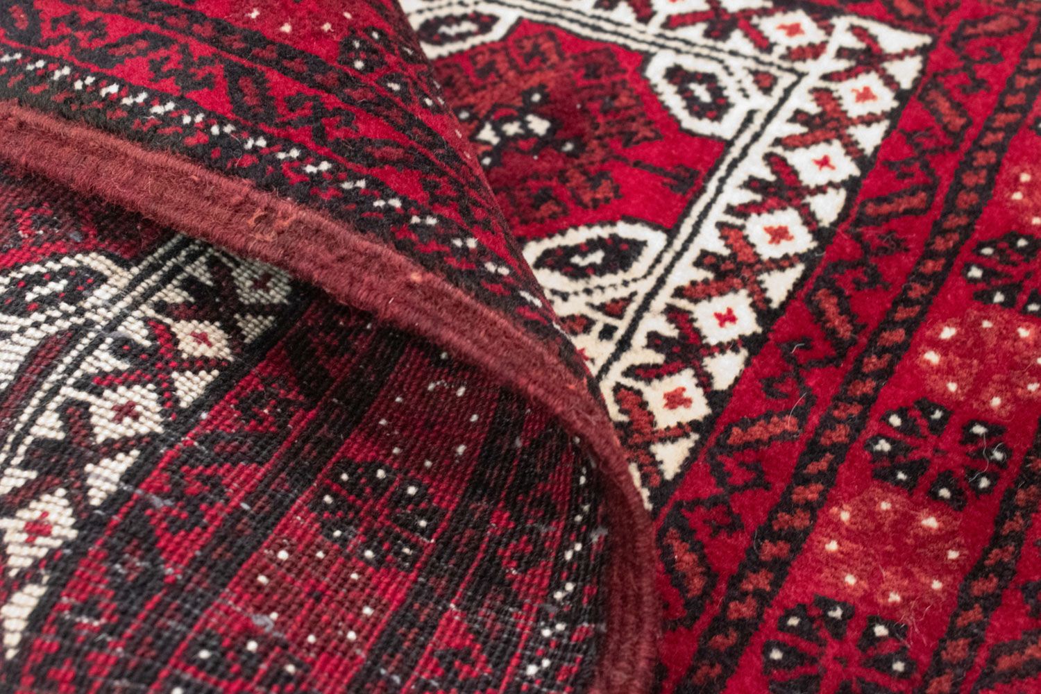 Alfombra Belutsch - 78 x 63 cm - rojo