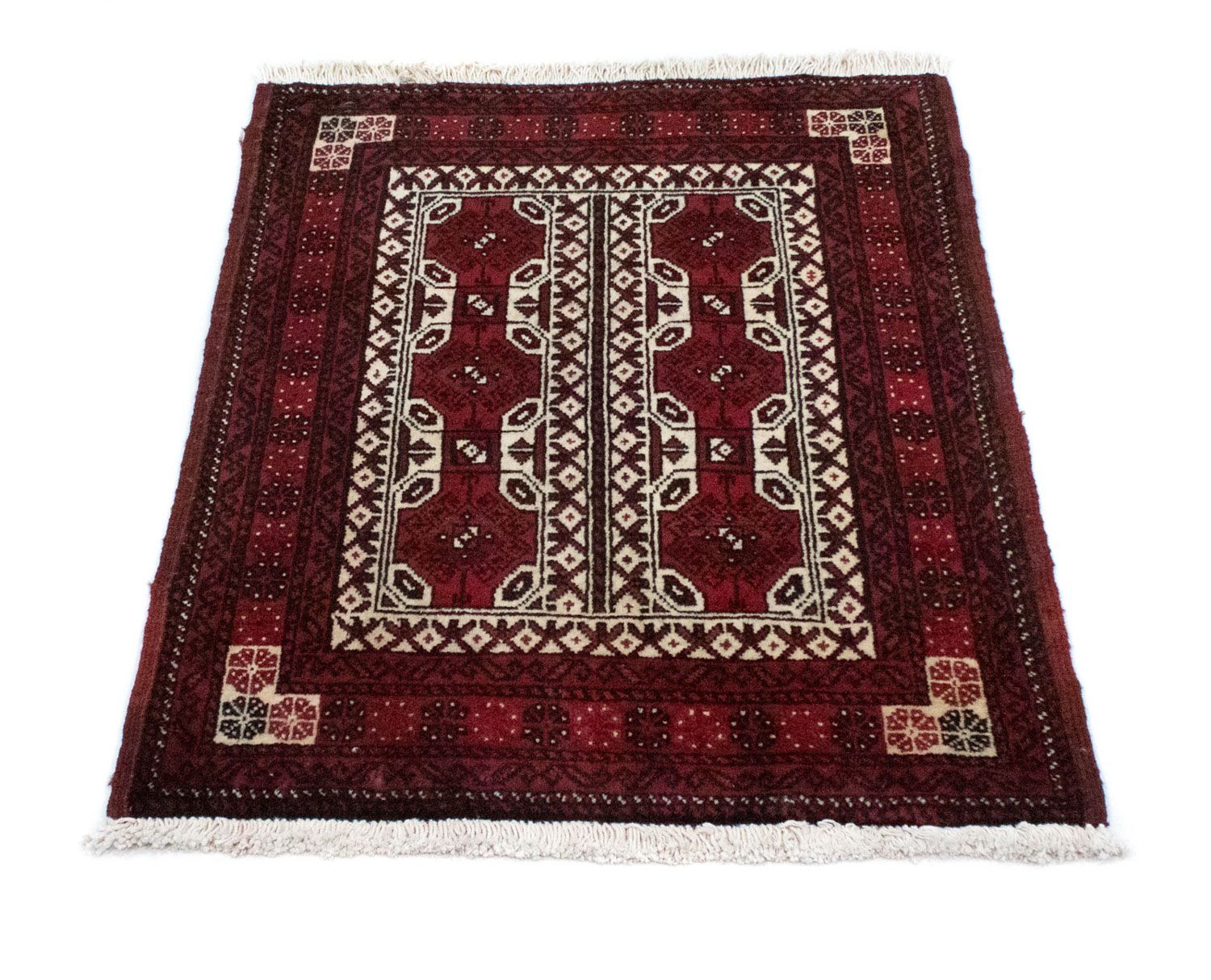 Alfombra Belutsch - 78 x 63 cm - rojo