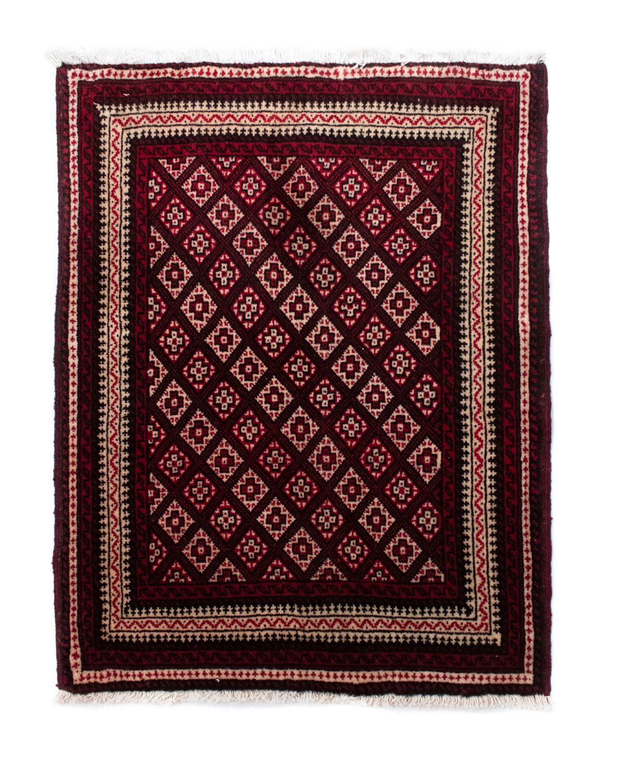 Alfombra Belutsch - 83 x 68 cm - marrón