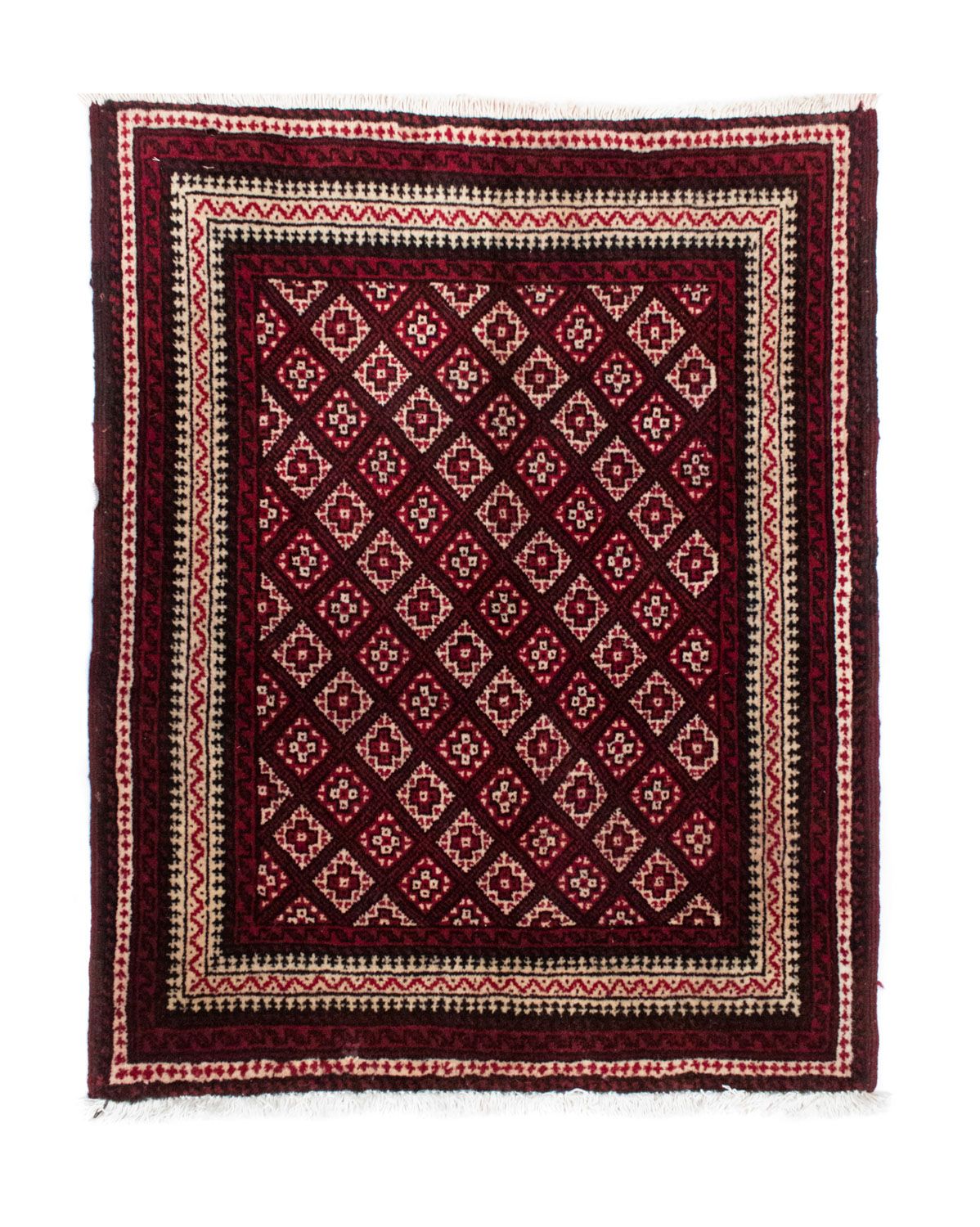 Alfombra Belutsch - 84 x 70 cm - rojo