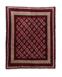 Alfombra Belutsch - 84 x 70 cm - rojo